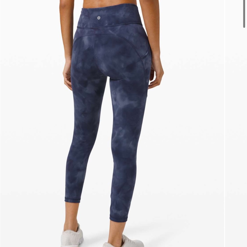 lululemon invigorate leggings 25” diamond dye size 6